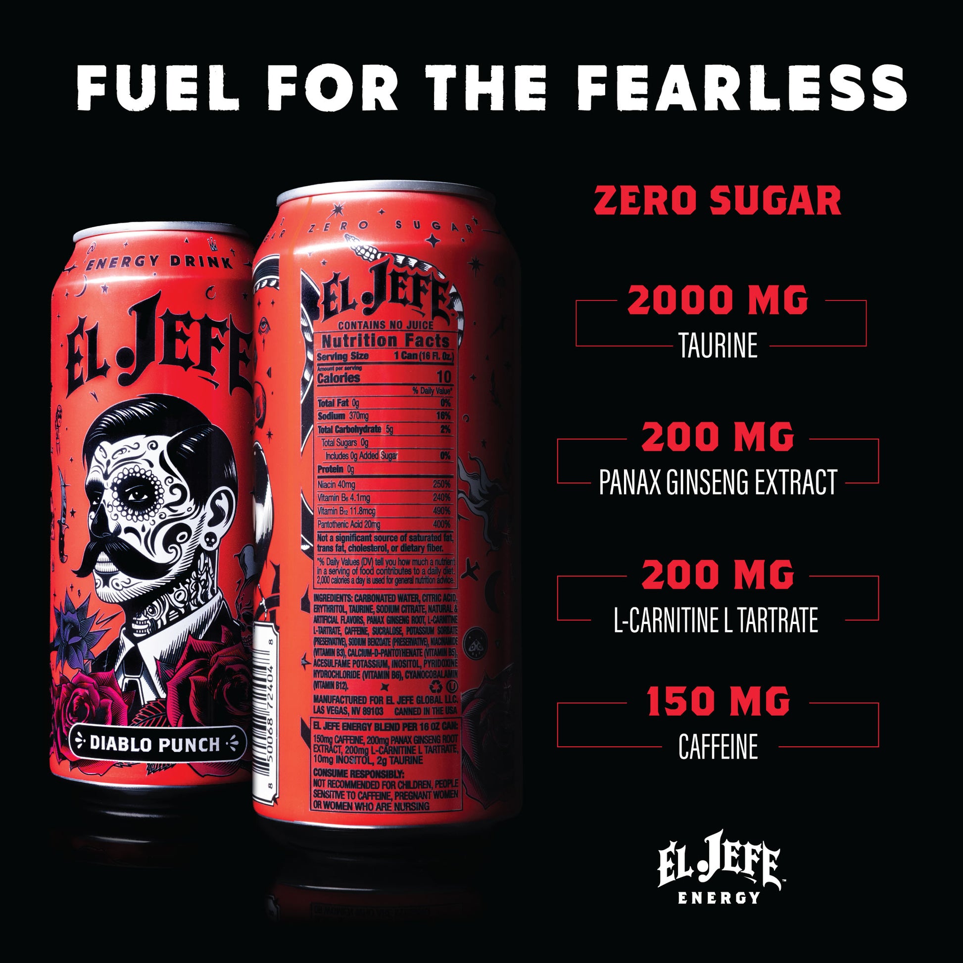 EL JEFE DIABLO PUNCH ENERGY DRINK