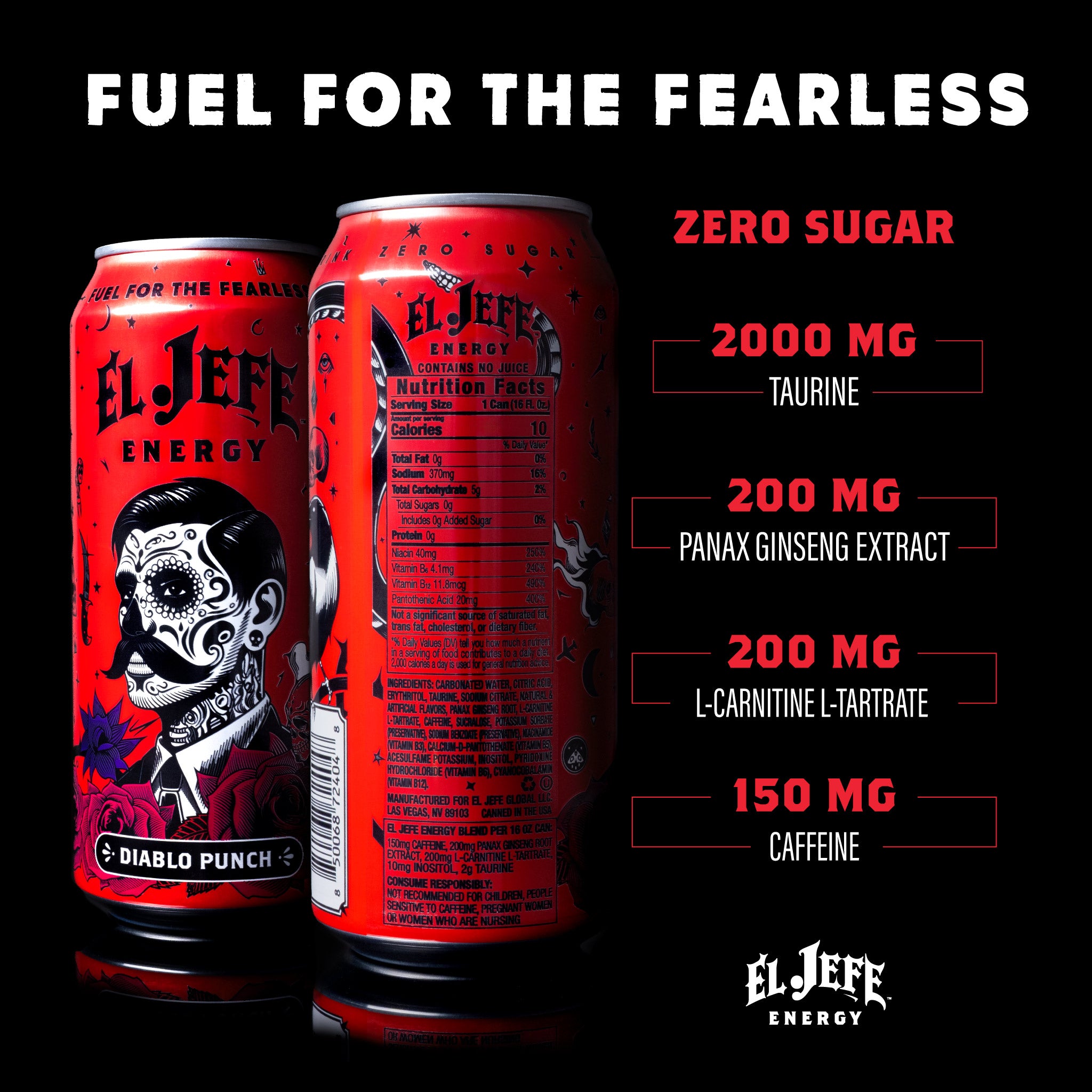 EL JEFE DIABLO PUNCH ENERGY DRINK