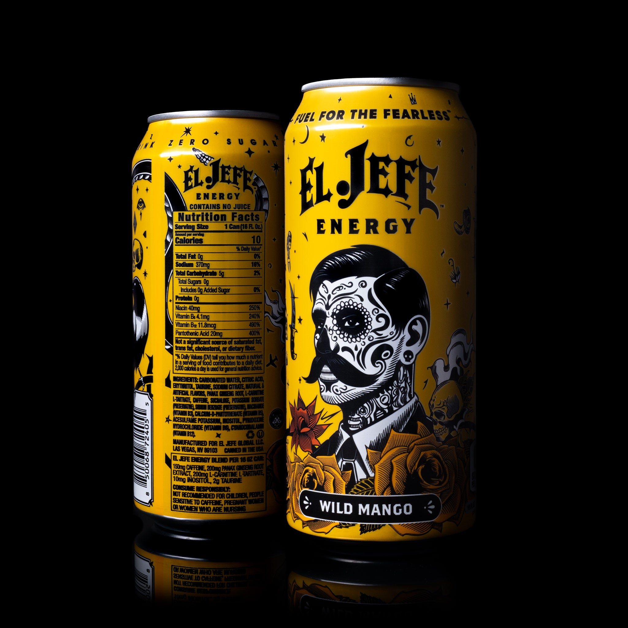EL JEFE WILD MANGO ENERGY DRINK